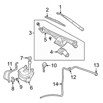 Ford OE - Windshield - Wiper & Washer Components (Eddie Bauer / Limited / XLS / XLT)