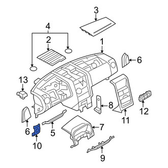 Ford OE - Instrument Panel Bezel