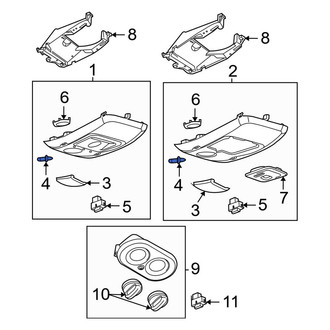 Ford OE - Map Light Bulb