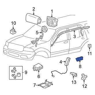 Ford OE - Air Bag Side Curtain Delete Resistor