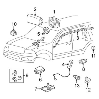 Ford OE - Restraint Systems - Air Bag Components