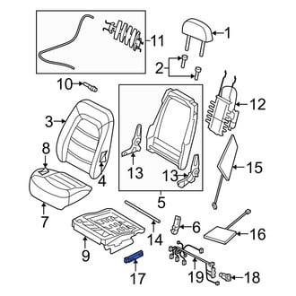Ford OE - Left Power Seat Switch