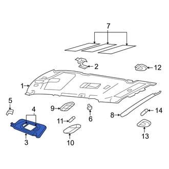 Ford OE - Left Sun Visor