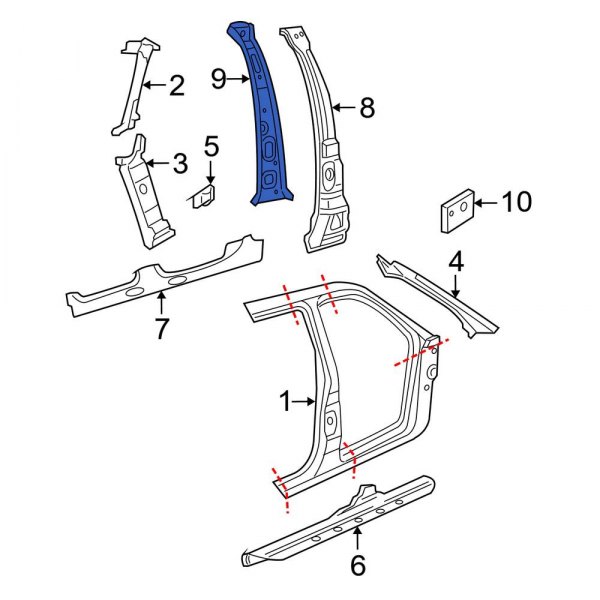 Body B-Pillar Reinforcement