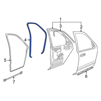 Ford OE - Front Inner Door Seal