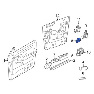 Ford OE - Front Door Lock Switch