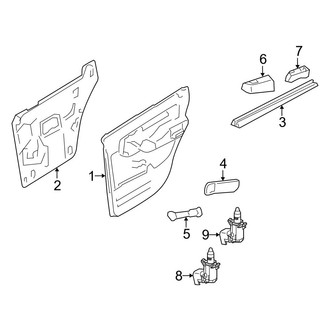 Ford OE - Rear Door - Interior Trim