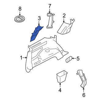 Ford OE - Quarter Panel Trim Panel Clip