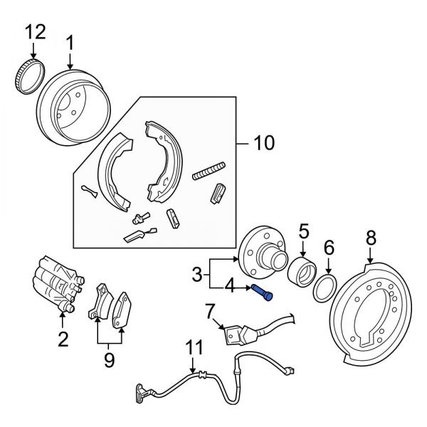 Wheel Lug Stud