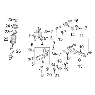 2006 Ford Explorer OEM Suspension Parts | Shocks, Struts — CARiD.com