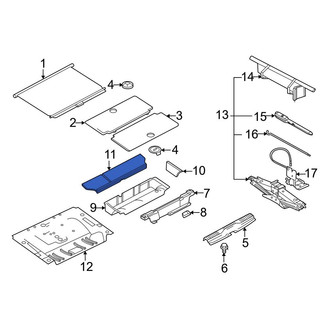 Ford OE - Rear Trunk Floor Storage Box Cap