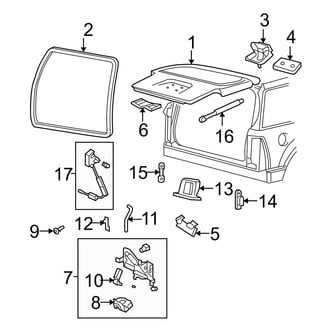 Ford OE - Lift Gate - Gate & Hardware (Sport Utility)