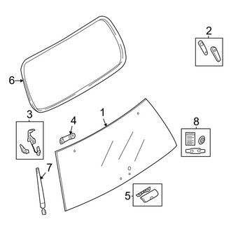 Ford OE - Lift Gate - Glass