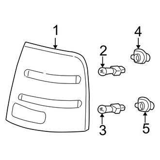 Ford OE - Rear Lamps - Combination Lamps (Sport Utility)