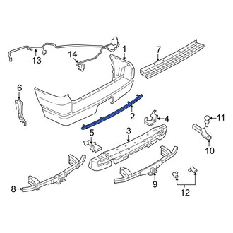 Ford OE - Rear Bumper Impact Strip