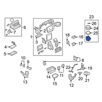 Ford OE - HVAC Blower Motor Assembly