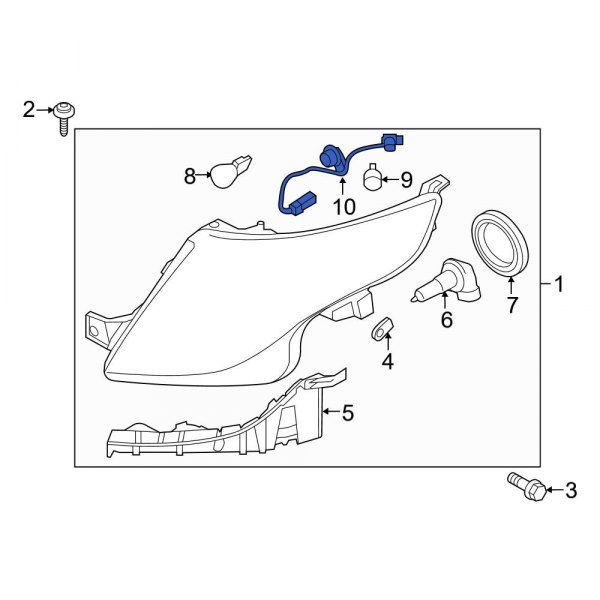 Turn Signal Light Socket