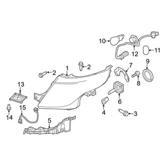 Ford OE - Front Lamps - Headlamp Components (HID)