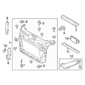 Ford OE - Radiator Support (Base / Limited / XLT)
