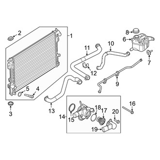 Ford OE - Cooling - Radiator & Components