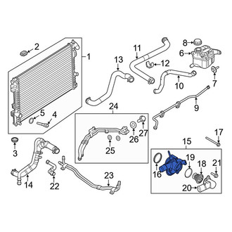 Ford OE - Engine Coolant Thermostat Kit