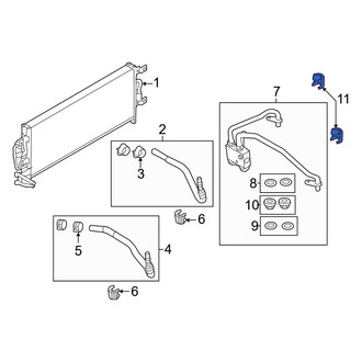 Ford OE - Transmission Oil Cooler Line Clip