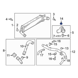 Ford OE - Intercooler Pipe Nut