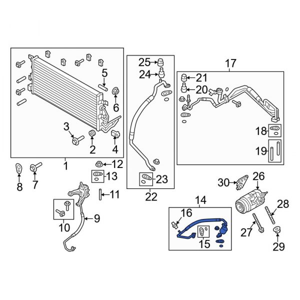 A/C Refrigerant Discharge Hose