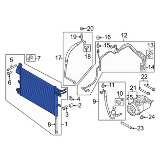 Ford OE - A/C Condenser
