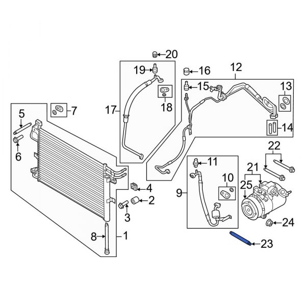 A/C Compressor Stud