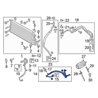 Ford OE - A/C Refrigerant Discharge Hose