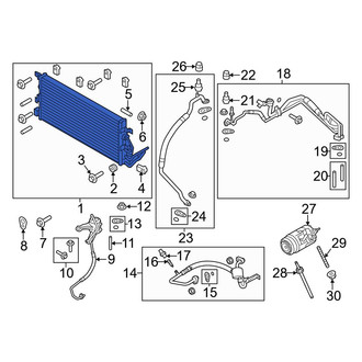 Ford OE - A/C Condenser