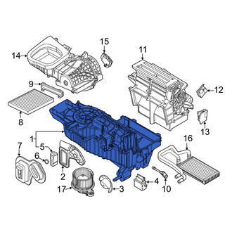 Ford OE - A/C Evaporator Core Case