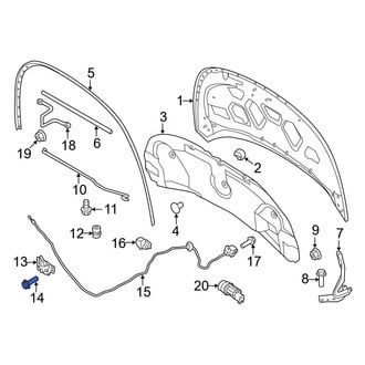Ford OE - Hood Latch Bolt