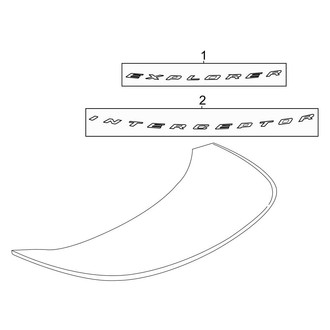 Ford OE - Hood - Exterior Trim