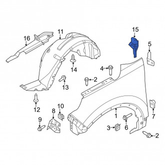 Ford Explorer Inner Fenders | Wells, Liners, Shields — CARiD.com