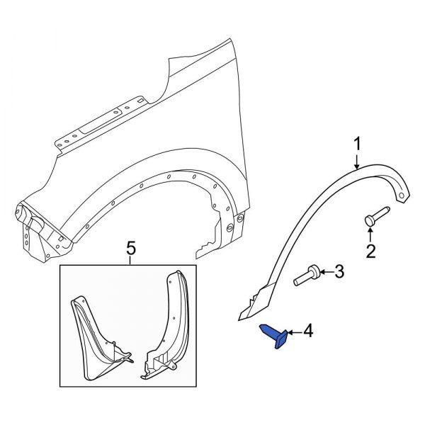 Fender Flare Clip