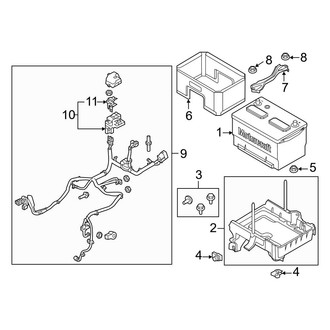 Ford OE - Electrical - Battery
