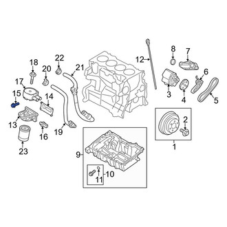 Ford OE - Engine Oil Filter Adapter Bolt