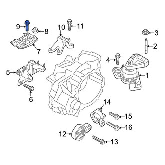 Ford OE - Upper Automatic Transmission Mount Bolt