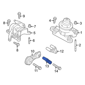 Ford OE - Engine Support Rod Bracket