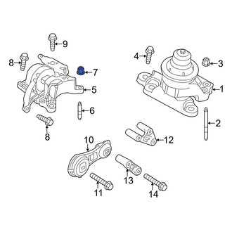 Ford OE - Automatic Transmission Mount Nut