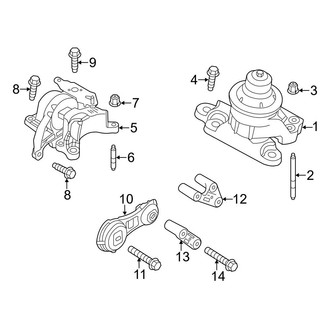 Ford OE - Engine / Transaxle - Engine & Transmission Mounting (3.5L)
