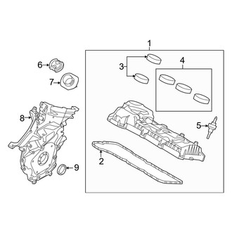 Ford OE - Engine / Transaxle - Valve & Timing Covers