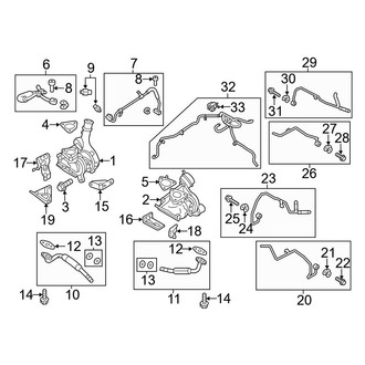 Ford OE - Engine / Transaxle - Turbocharger & Components