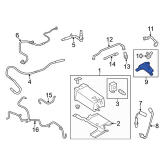 Ford OE - Vapor Canister Purge Valve Assembly
