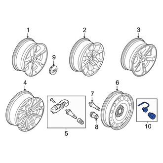Ford OE - Wheel Lock Set