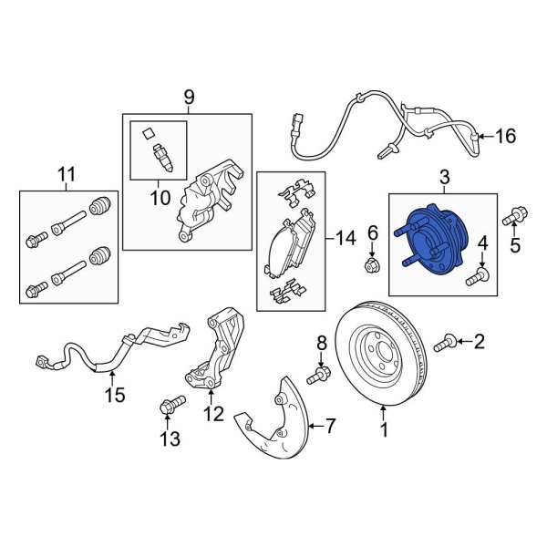 Wheel Bearing and Hub Assembly