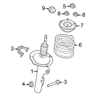 Ford OE - Front Suspension - Struts & Components