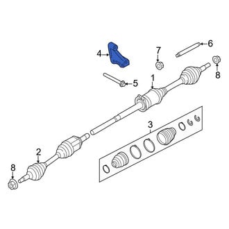 Ford OE - CV Intermediate Shaft Bracket